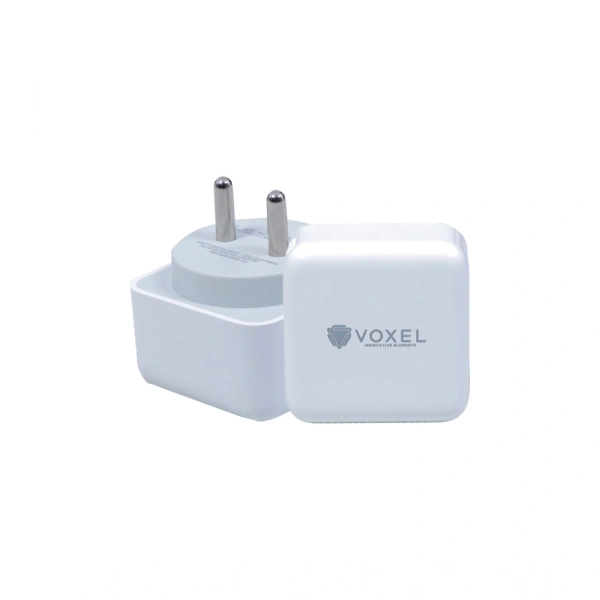Generic VOXEL 25 Watt ' C ' Port PD Charger AB Plastic (White) - White