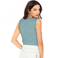 Women's 95% Polyester 5% Spandex Western Wear Tops (Pista) - M