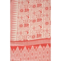 Women's Art Silk Printed Dupatta (Orange, Length:Â 2.25 to 2.50 Mtr)