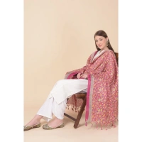 Women's Art Silk Printed Dupatta (Pink, Length:Â 2.25 to 2.50 Mtr)