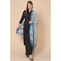 Women's Art Silk Printed Dupatta (Turquoise, Length:Â 2.25 to 2.50 Mtr)