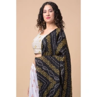 Women's Chanderi Printed Dupatta (Multicolor, Length:Â 2.25 to 2.50 Mtr) - Multicolored