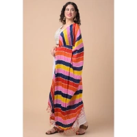 Women's Chanderi Printed Dupatta (Multicolor, Length: 2.25 to 2.50 Mtr)