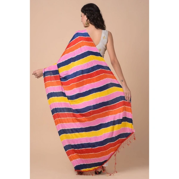 Women's Chanderi Printed Dupatta (Multicolor, Length: 2.25 to 2.50 Mtr)