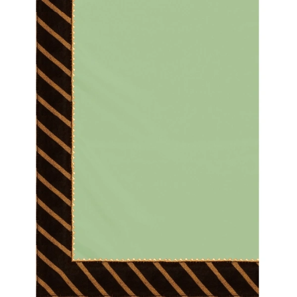Women's Chiffon Self Design Saree With Unstitched Blouse 5.5Mtr (Light Green) - Light Green
