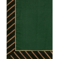 Women's Chiffon Self Design Saree With Unstitched Blouse 5.5Mtr (Green) - Green