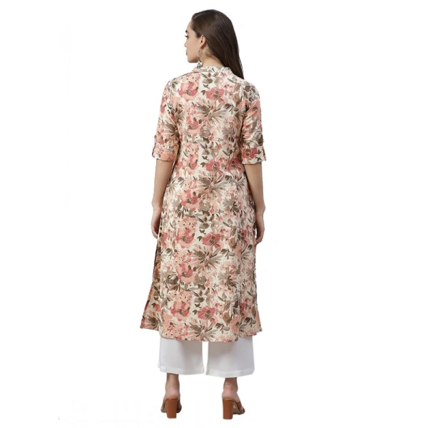 Women's Cotton Printed Floral Print Kurti (MulticolorCotton) - 6XL