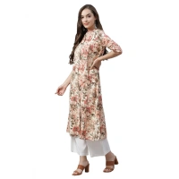 Women's Cotton Printed Floral Print Kurti (MulticolorCotton) - 6XL