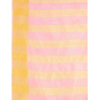 Women's Cotton Silk Striped Saree With Unstitched Blouse 5.5Mtr (Multicolor) - Multicolor