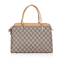 Shopnav Women's Faux Leather Printed Handbag (Camel) - Camel