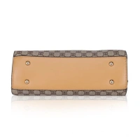 Shopnav Women's Faux Leather Printed Handbag (Camel) - Camel