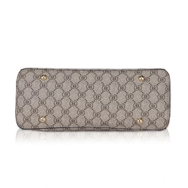 Shopnav Women's Faux Leather Printed Handbag (Camel) - Camel
