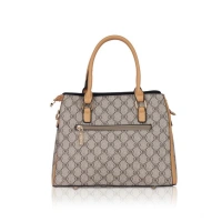 Shopnav Women's Faux Leather Printed Handbag (Camel) - Camel