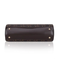 Shopnav Women's Faux Leather Printed Handbag (Coffee) - Coffee