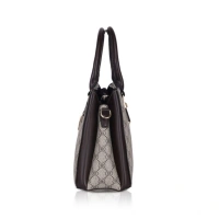 Shopnav Women's Faux Leather Printed Handbag (Coffee) - Coffee