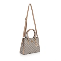 Shopnav Women's Faux Leather Printed Handbag (Hilver) - Hilver