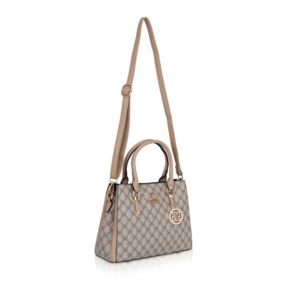 Shopnav Women's Faux Leather Printed Handbag (Hilver) - Hilver