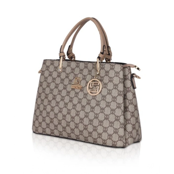 Shopnav Women's Faux Leather Printed Handbag (Hilver) - Hilver