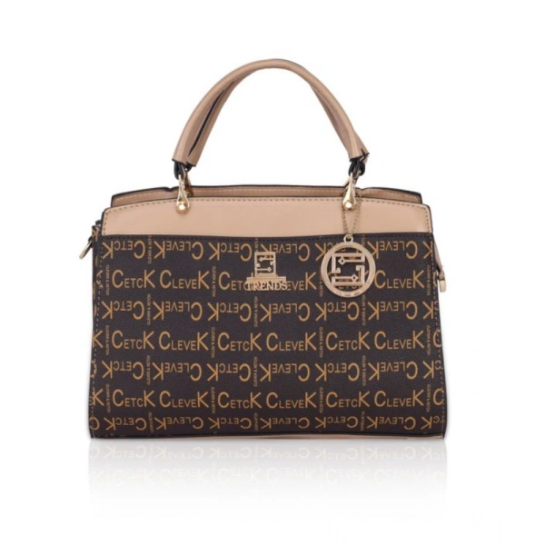 Shopnav Women's Faux Leather Printed Handbag (Hilver) - Hilver