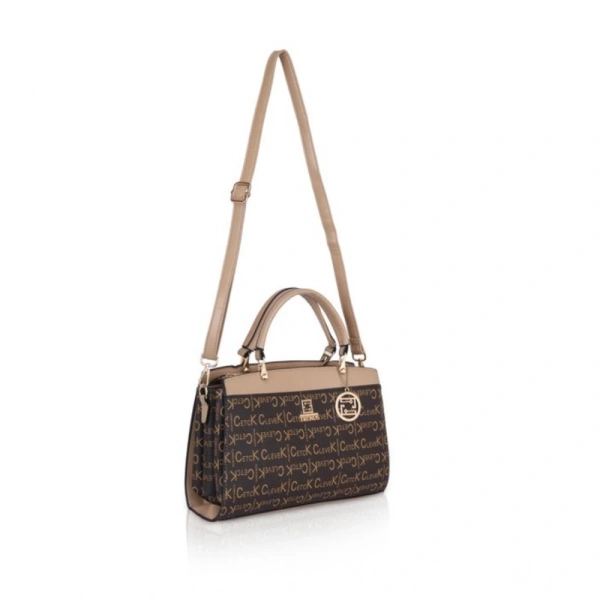 Shopnav Women's Faux Leather Printed Handbag (Hilver) - Hilver