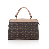 Shopnav Women's Faux Leather Printed Handbag (Hilver) - Hilver