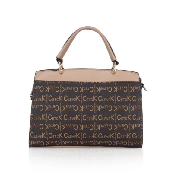 Shopnav Women's Faux Leather Printed Handbag (Hilver) - Hilver