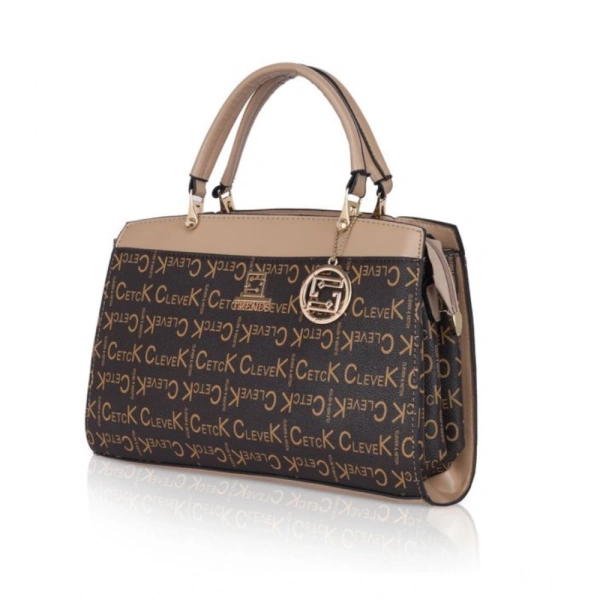 Shopnav Women's Faux Leather Printed Handbag (Hilver) - Hilver