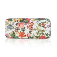 Shopnav Women's Faux Leather Printed Handheld Bag (White Orang) - White Orang
