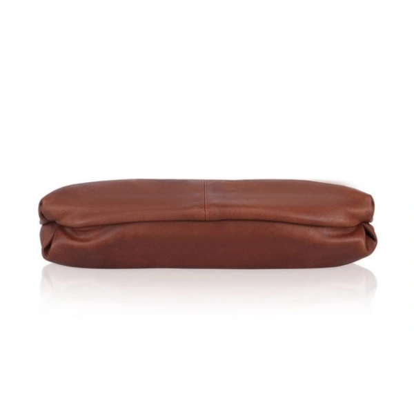 Shopnav Women's Faux Leather Solid Sling Bag (Brown) - Brown