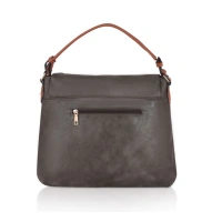 Shopnav Women's Faux Leather Solid Sling Bag (Green) - Green