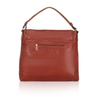 Shopnav Women's Faux Leather Textured Sling Bag (Brown ) - Brown