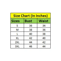 Generic Women's Georgette Solid Half Sleeve Gown (Blue-White) - M