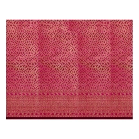 Women's Jacquard Woven Saree With Unstitched Blouse 5.5Mtr (Dark Blue) - Dark Blue