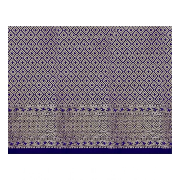 Women's Jacquard Woven Saree With Unstitched Blouse 5.5Mtr (Pink) - Pink