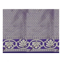 Women's Jacquard Woven Saree With Unstitched Blouse 5.5Mtr (Magenta) - Magenta