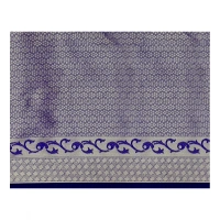 Women's Jacquard Woven Saree With Unstitched Blouse 5.5Mtr (Magenta) - Magenta