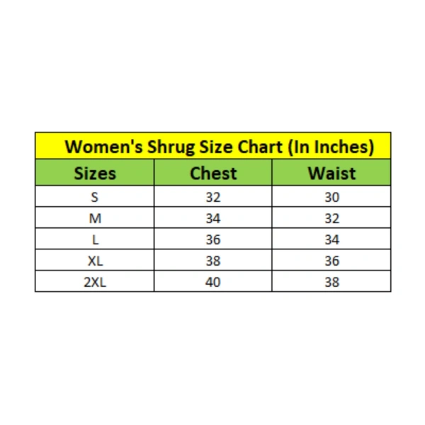 Women's Polyester Floral 3-4th Sleeves Shrug (Multicolor) - S