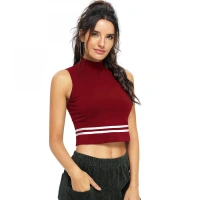 Women's Polyester, Knitting Western Wear Tops (Maroon) - L