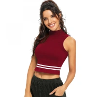 Women's Polyester, Knitting Western Wear Tops (Maroon) - L