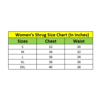 Women's Polyester Floral 3-4th Sleeves Shrug (Multicolor) - S