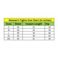 Women's Polyester Solid Ankle Length High-Rise Tights (Black) - S