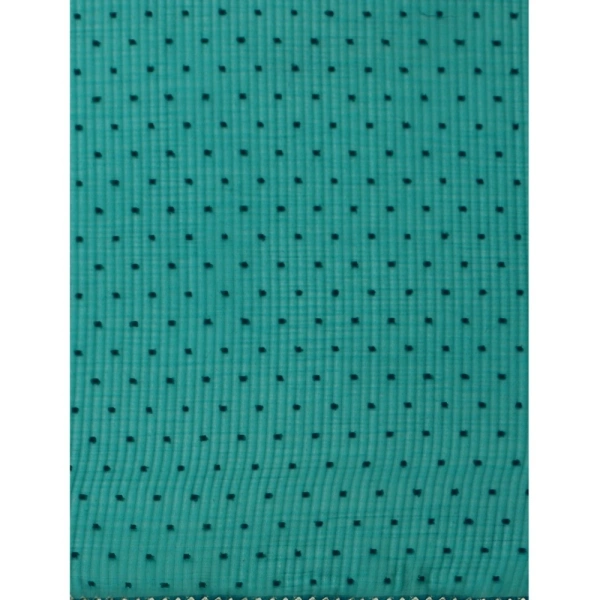 Women's Silk Blend Embellished Saree With Unstitched Blouse 5.5Mtr (Blue) - Blue