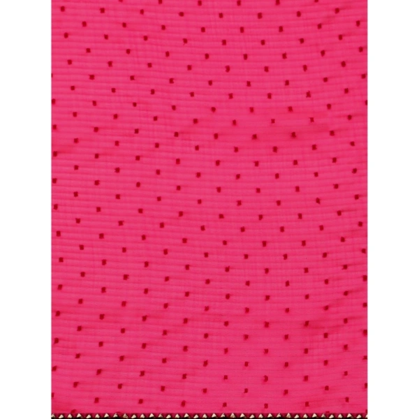 Women's Silk Blend Embellished Saree With Unstitched Blouse 5.5Mtr (Pink) - Pink