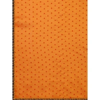 Women's Silk Blend Embellished Saree With Unstitched Blouse 5.5Mtr (Orange) - Orange