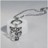 Shopnav Women's Stainless Steel Imported Gen-z Pendent Chain (Silver Plated) - Silver Plated