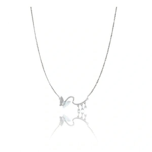 Shopnav Women's Stainless Steel Imported Stanless Steel Pendent Chain (Silver Plated) - Silver Plated
