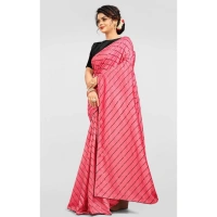 Women's Vichitra Saree with Blouse (Gajari, 5-6 Mtrs) - Gajari
