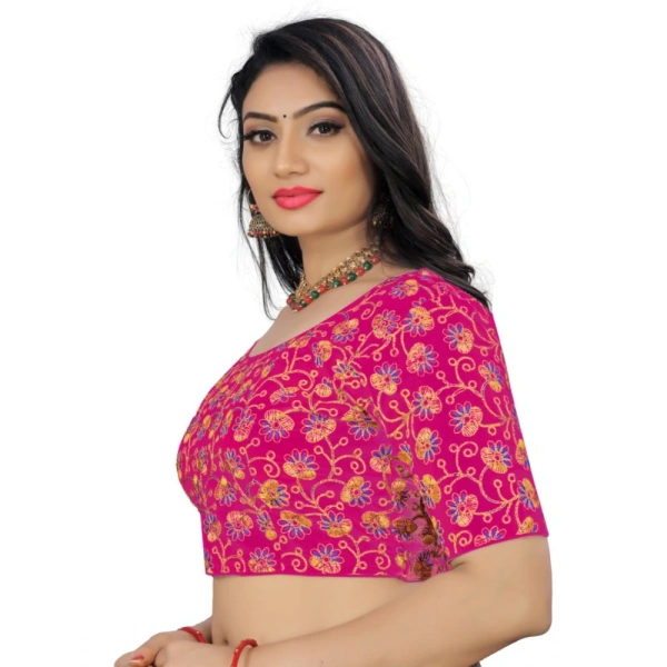 Women's Phantom Cording Readymade Blouse (Pink, Size: Free Size)