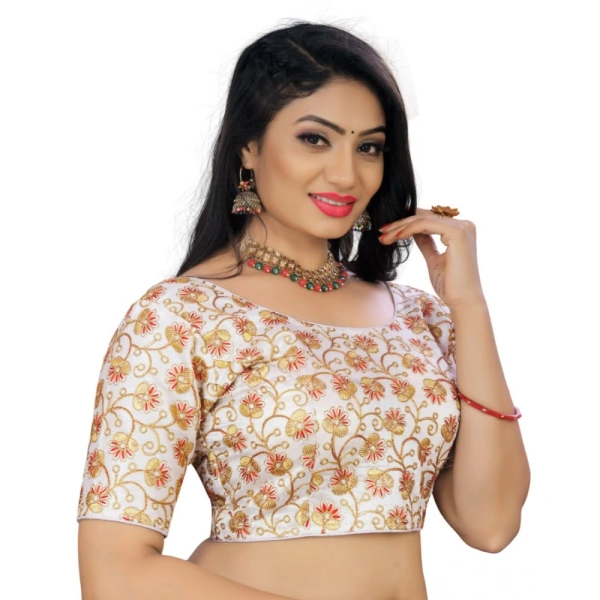 Women's Phantom Cording Readymade Blouse (White, Size: Free Size)
