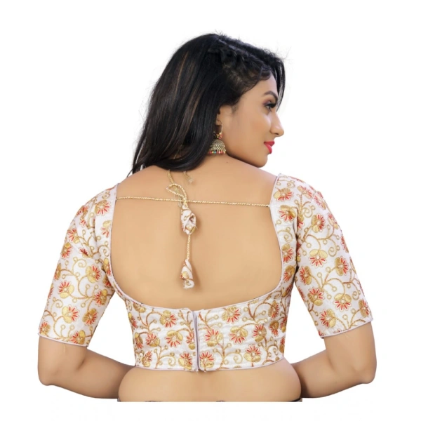 Women's Phantom Cording Readymade Blouse (White, Size: Free Size)